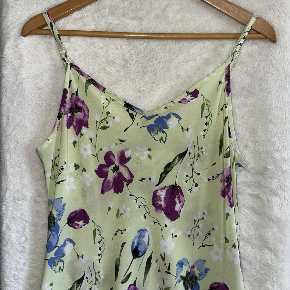 VTG Y2K 90's Express Dress Garden Sundress Maxi Cottagecore Floral Fairy Prom S - Picture 3 of 9